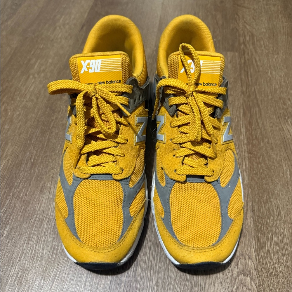 New Balance x90 Sneakers in Mustard and Gray